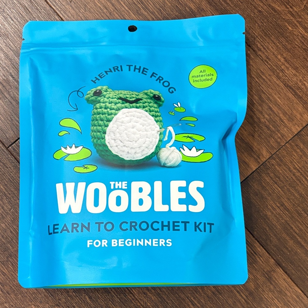 Henri the Frog Crochet Kit by The Woobles
